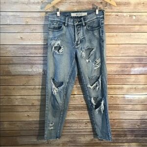 Brandy Melville Boyfriend Jeans Size 24 Distressed
